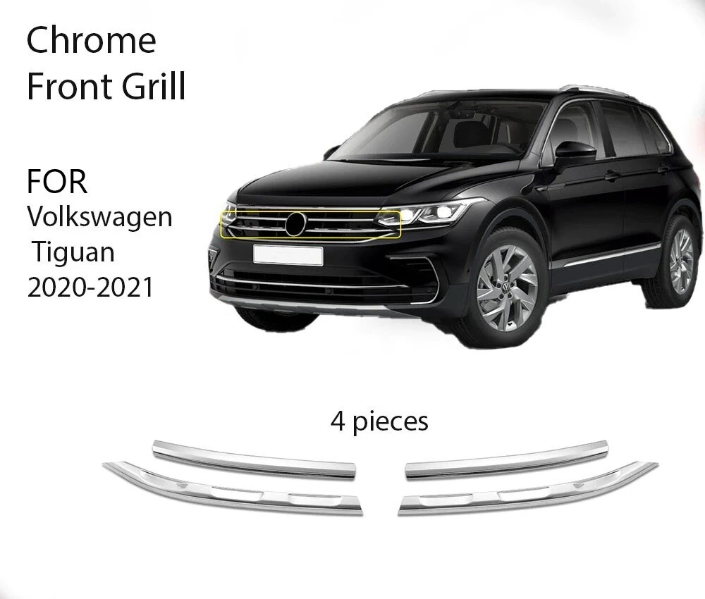 Front grille Chrome Frame for VW Tiguan 2020-2021 MK2 stainless steel Sterling kapağı tuning accessories 4 PCs chromium styling
Front grille Chrome Frame for VW Tiguan 2020-2021 MK2 stainless steel Sterling kapağı tuning accessories 4 PCs chromium styling