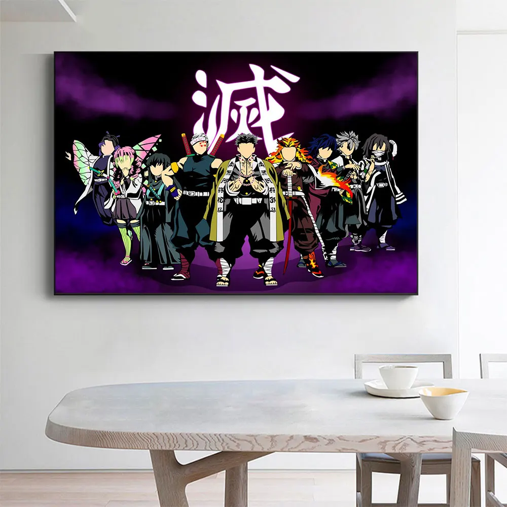 Japanese Anime Canvas Painting Wall Art Demon Slayer Character Collection Posters And Print Pictures for Room Home Decor Cuadros
Japanese Anime Canvas Painting Wall Art Demon Slayer Character Collection Posters And Print Pictures for Room Home Decor Cuadros