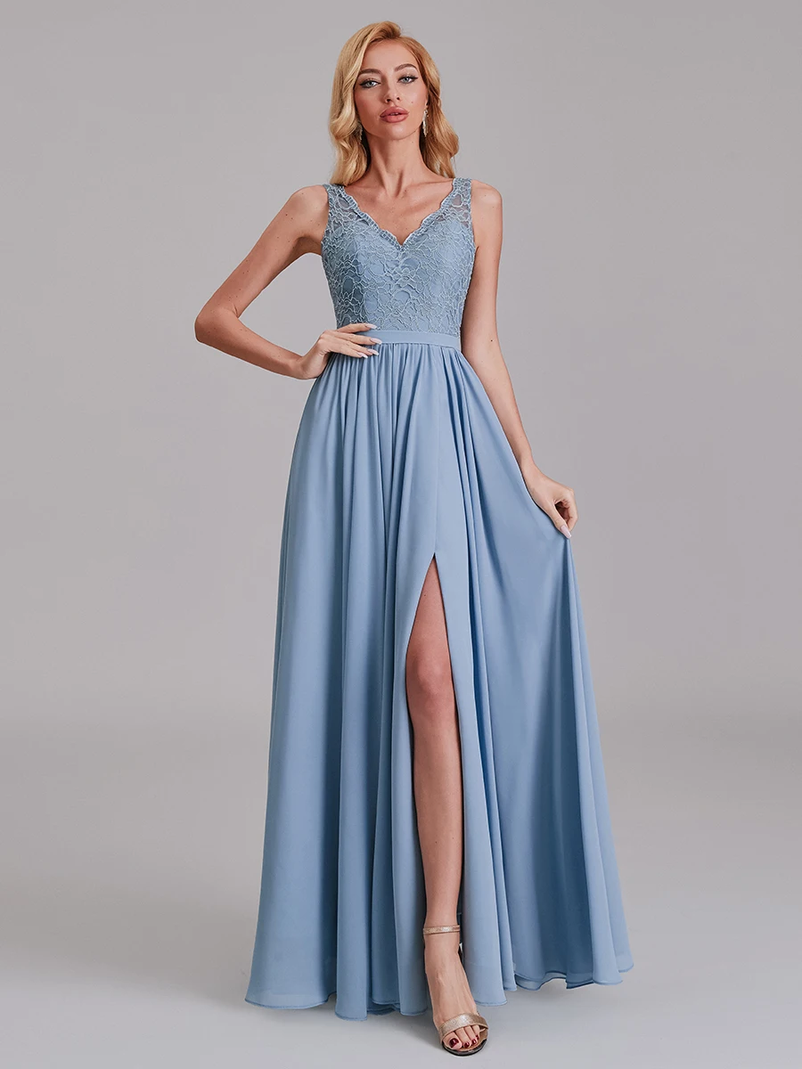 Loyeloy Chiffon Bridesmaid Gowns 2022 Lace V-Neck Chiffon Cheap Long Wedding Bridesmaid Dresses For Women Custom
Loyeloy Chiffon Bridesmaid Gowns 2022 Lace V-Neck Chiffon Cheap Long Wedding Bridesmaid Dresses For Women Custom
