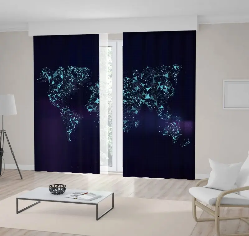 Curtain World Map 29international Polygonal Shapes Points Modern Technology Illustration Blue Purple
Curtain World Map 29international Polygonal Shapes Points Modern Technology Illustration Blue Purple