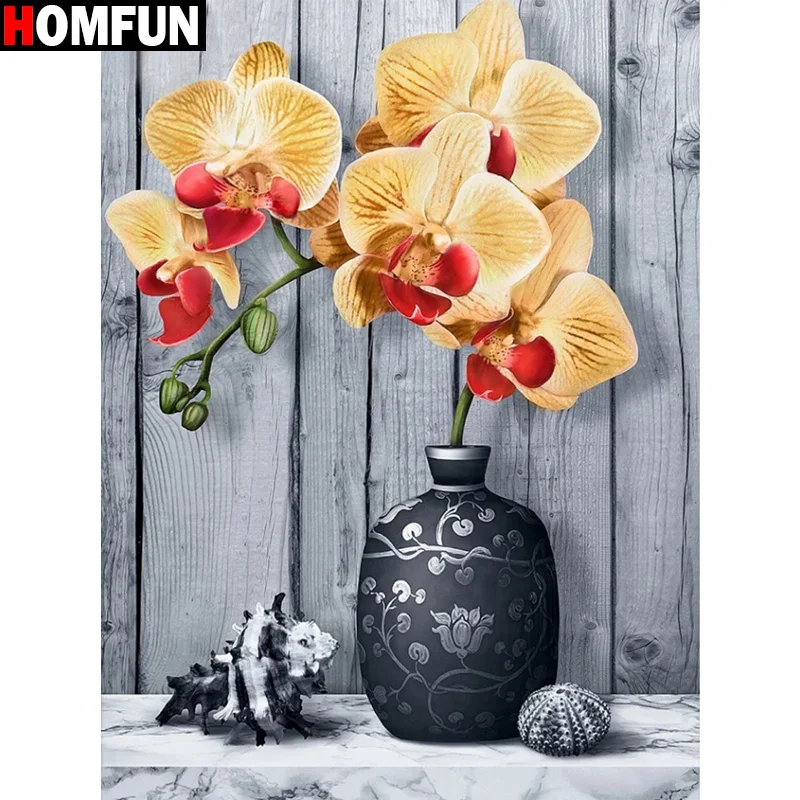 Картина HOMFUN с алмазной вышивкой, «Цветочная ваза», алмазная живопись, полный квадратный Декор Картина из круглых стразов
Картина HOMFUN с алмазной вышивкой, «Цветочная ваза», алмазная живопись, полный квадратный Декор Картина из круглых стразов