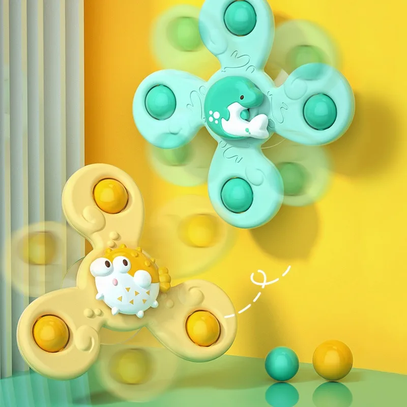 Baby Bath Toys Montessori Fidget Spinners Suction Cup Toy For Children Rattles Baby Shower Cute Cartoon Animals Gifts for Kids
Baby Bath Toys Montessori Fidget Spinners Suction Cup Toy For Children Rattles Baby Shower Cute Cartoon Animals Gifts for Kids