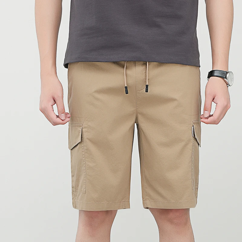 2022 Cargo Shorts Men New Style Casual Solid Elastic Waist 100%Cotton Shorts With 6 Pockets
2022 Cargo Shorts Men New Style Casual Solid Elastic Waist 100%Cotton Shorts With 6 Pockets