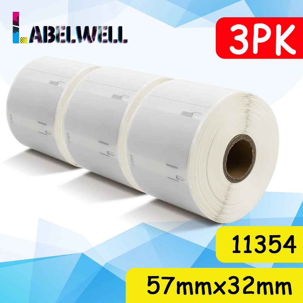 Labelwell 3Rolls 11354 Compatible DYMO Label Roll LW 11354 LW11354 Thermal Paper Shipping Address Label For Dymo LabelWriter 450
Labelwell 3Rolls 11354 Compatible DYMO Label Roll LW 11354 LW11354 Thermal Paper Shipping Address Label For Dymo LabelWriter 450