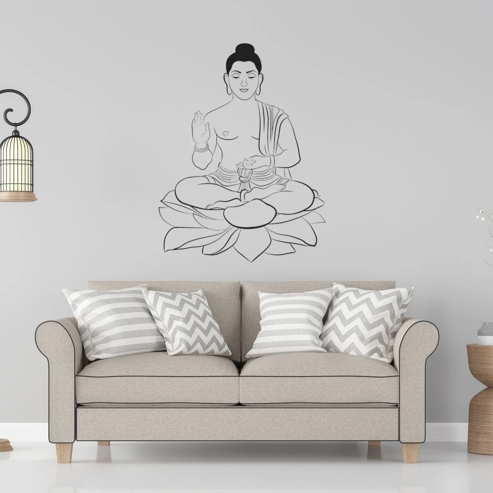 Sitting Buddha Lotus Buddhism SYMBOL ART DECAL Wall Sticker For Living Room Decor A0057
Sitting Buddha Lotus Buddhism SYMBOL ART DECAL Wall Sticker For Living Room Decor A0057