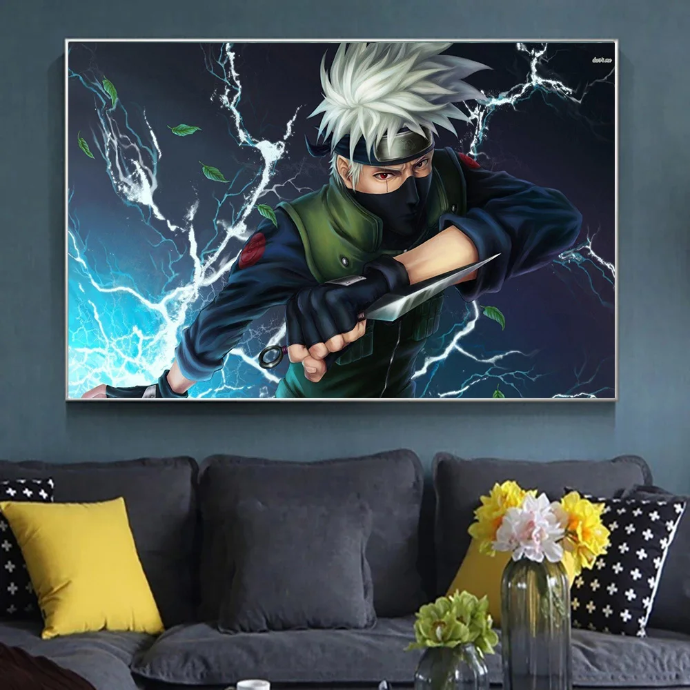 Japanese Anime Character Kakashi Poster Naruto Canvas Painting Print Wall Art Prints Home Bedroom Wall Pictures Decor Gift
Japanese Anime Character Kakashi Poster Naruto Canvas Painting Print Wall Art Prints Home Bedroom Wall Pictures Decor Gift
