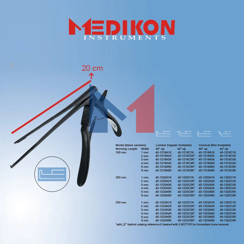 Немецкие гигиенические поясничные и шейные Kerrison Laminectomy Rongeurs нейрохирургические нейрохирургии больницы клиника щипцы наборы инструментов
Немецкие гигиенические поясничные и шейные Kerrison Laminectomy Rongeurs нейрохирургические нейрохирургии больницы клиника щипцы наборы инструментов