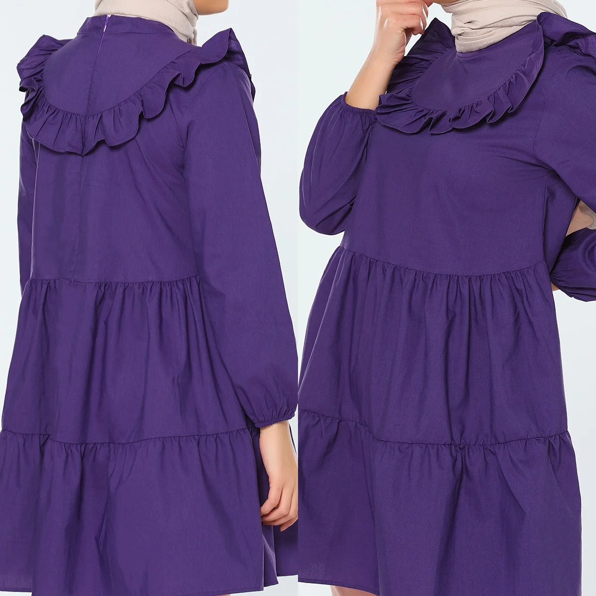 2021 Spring Women Chic Loose Tops Casual Muslim Fashion Vintage Blouse Long Sleeve Shirt Cotton Plus Size Tunic Abaya Top Female
2021 Spring Women Chic Loose Tops Casual Muslim Fashion Vintage Blouse Long Sleeve Shirt Cotton Plus Size Tunic Abaya Top Female
