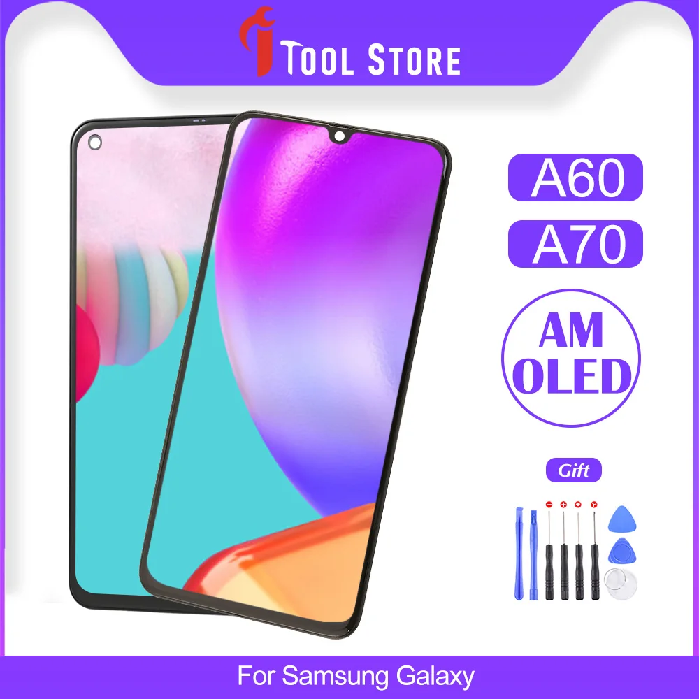 Дисплейный модуль 100% для Samsung Galaxy A60, A70, сенсорный ЖК-экран, дигитайзер AMOLED в сборе, сменная рамка с подарком
Дисплейный модуль 100% для Samsung Galaxy A60, A70, сенсорный ЖК-экран, дигитайзер AMOLED в сборе, сменная рамка с подарком