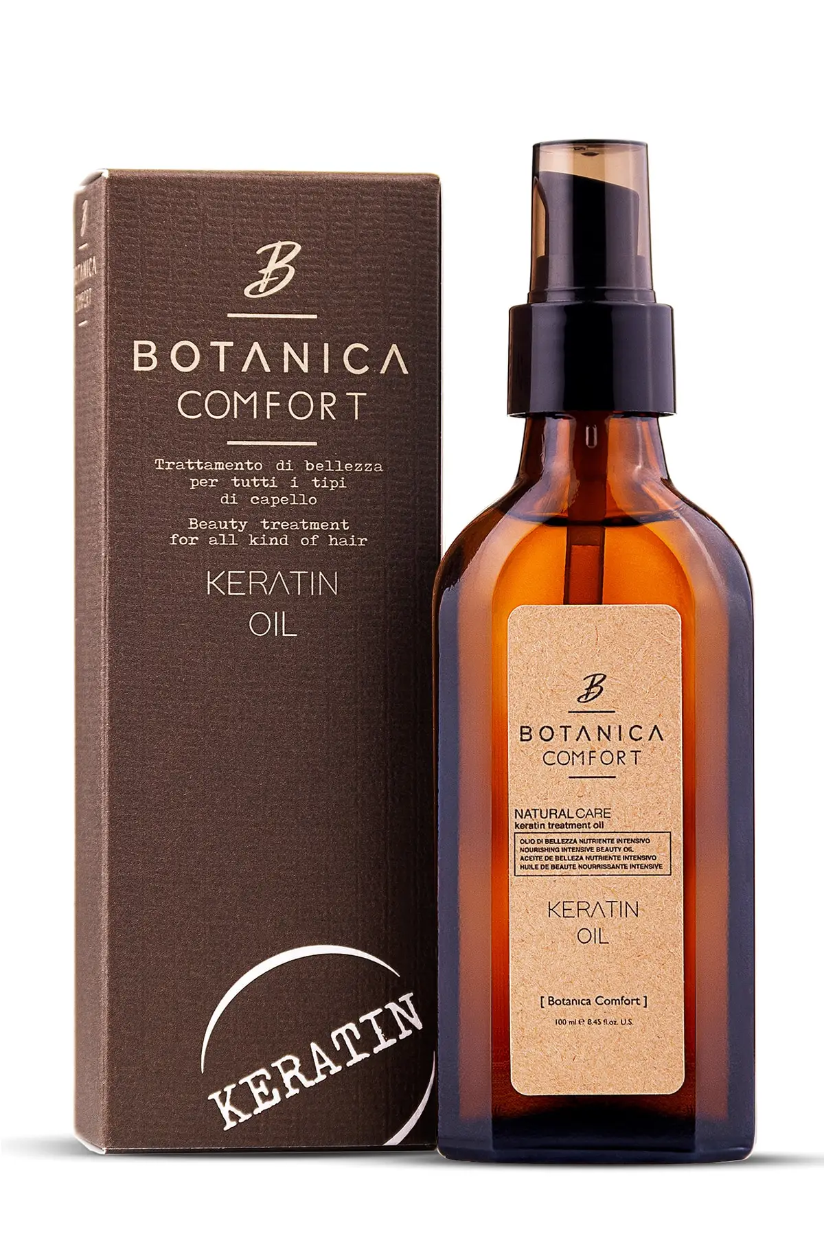 

Botanica Comfort Масло для ухода за волосами Кератин 100 мл Поврежденные волосы Средства по уходу за волосами без смывания Эссенция против выпадения...