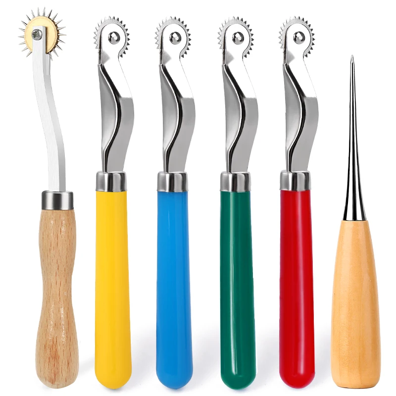 MIUSIE Scribing Wheel Gear Roulette Spacer Sewing Tool Scriber With Awl Leather Paper Cloth Wheel Sewing Leather Craft Tools
MIUSIE Scribing Wheel Gear Roulette Spacer Sewing Tool Scriber With Awl Leather Paper Cloth Wheel Sewing Leather Craft Tools