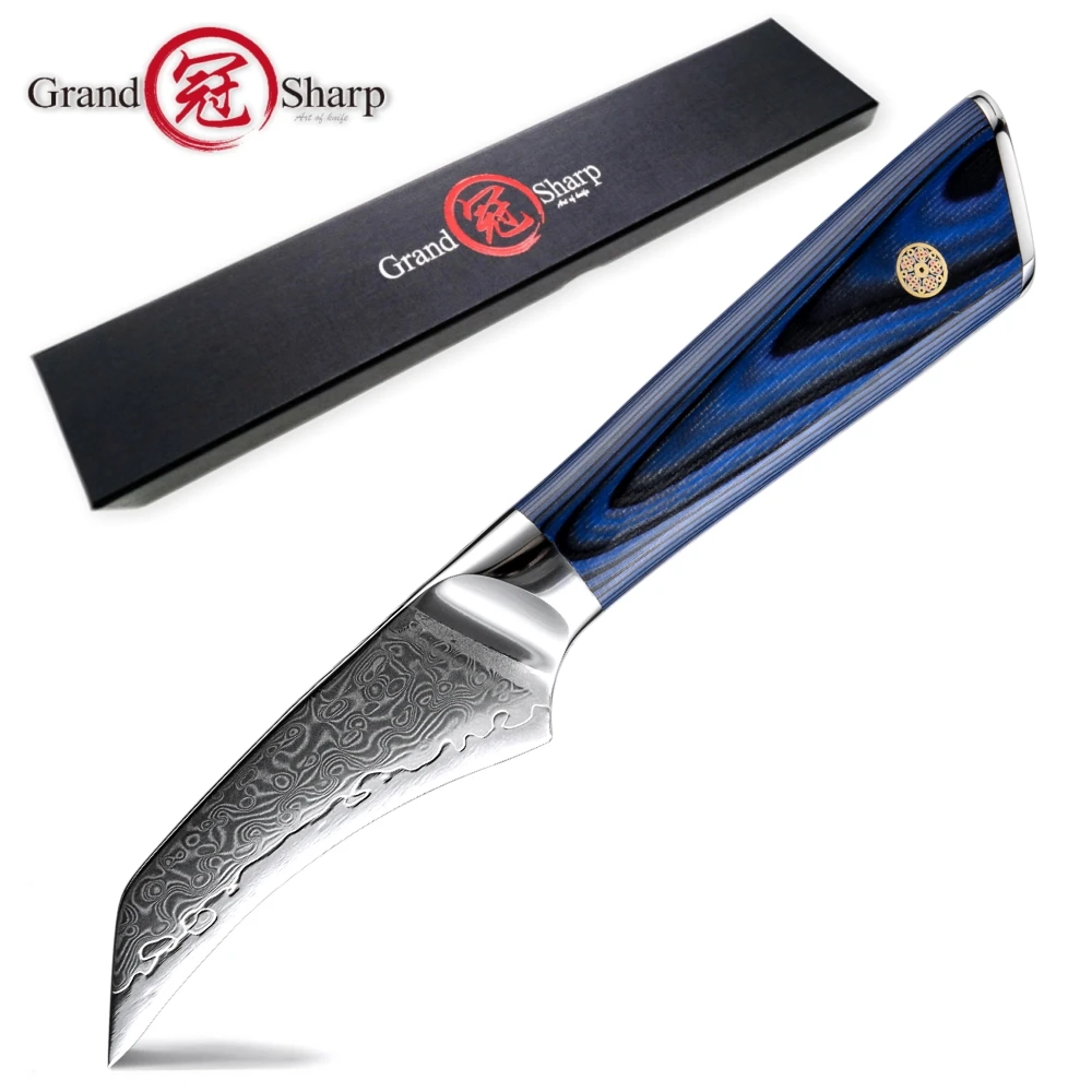 Paring Knife 3.5 Inch Japanese Damascus Stainless Steel Chef Kitchen Knives G10 Handle Professional Peeling Boning Butcher Tool
Paring Knife 3.5 Inch Japanese Damascus Stainless Steel Chef Kitchen Knives G10 Handle Professional Peeling Boning Butcher Tool