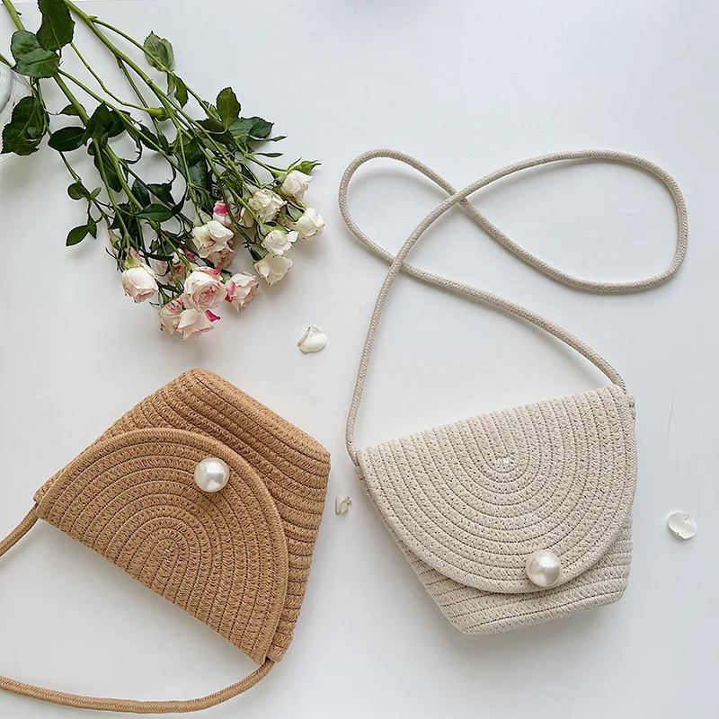 Women Summer Holiday Bag Personality Flip Bucket Bag Shoulder Messenger Bag Fashion Trend Pearl Straw Woven Bag
Women Summer Holiday Bag Personality Flip Bucket Bag Shoulder Messenger Bag Fashion Trend Pearl Straw Woven Bag