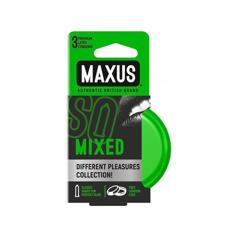 Набор презервативов Maxus Air Mixed, 3 шт 0901-011 - MAXUS - Классические презервативы - Купить