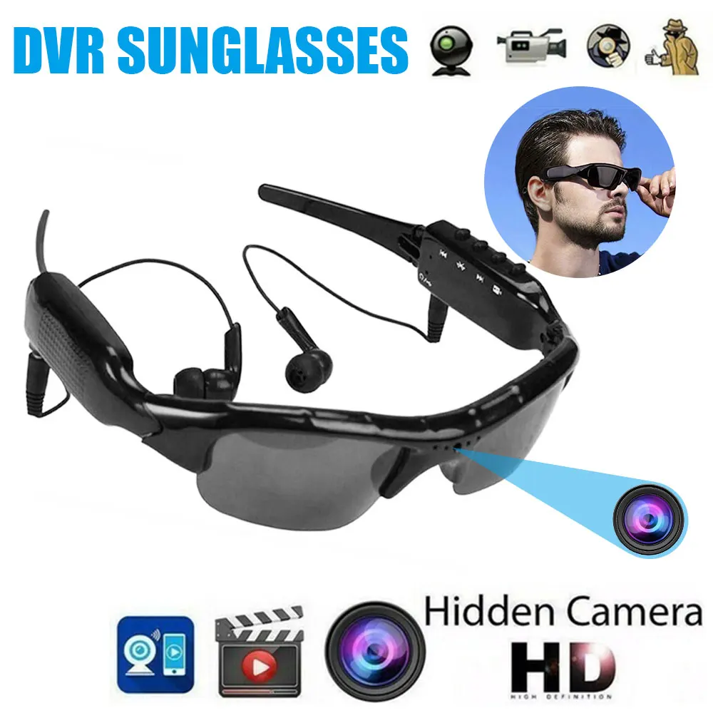 Mini Driving Music Motorcycle Camera Glasses HD Sunglasses Drivers Goggles Eye Protection Accessories Men Women Sun Glasses
Mini Driving Music Motorcycle Camera Glasses HD Sunglasses Drivers Goggles Eye Protection Accessories Men Women Sun Glasses