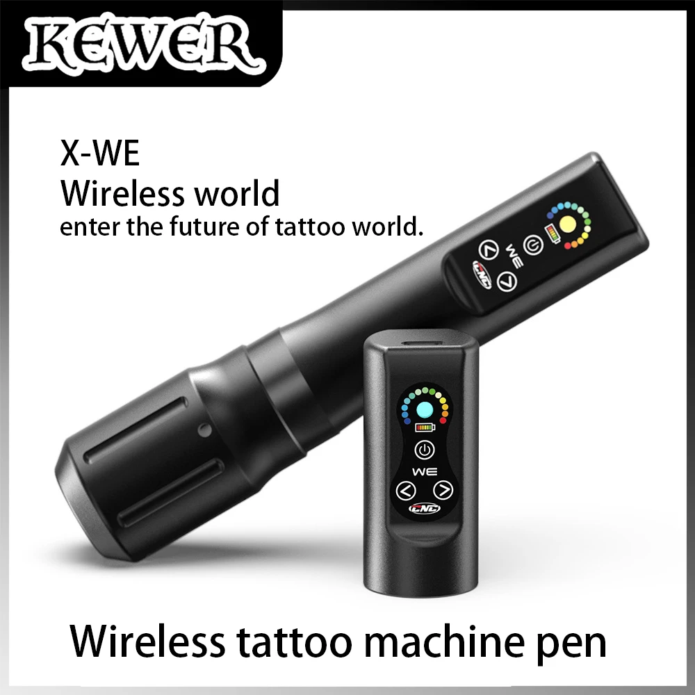 KEWER Wireless Battery Tattoo Pen Motor Tattoo Gun Wireless Tattoo Machine Microblading Tatoo Body Art Equipment
KEWER Wireless Battery Tattoo Pen Motor Tattoo Gun Wireless Tattoo Machine Microblading Tatoo Body Art Equipment