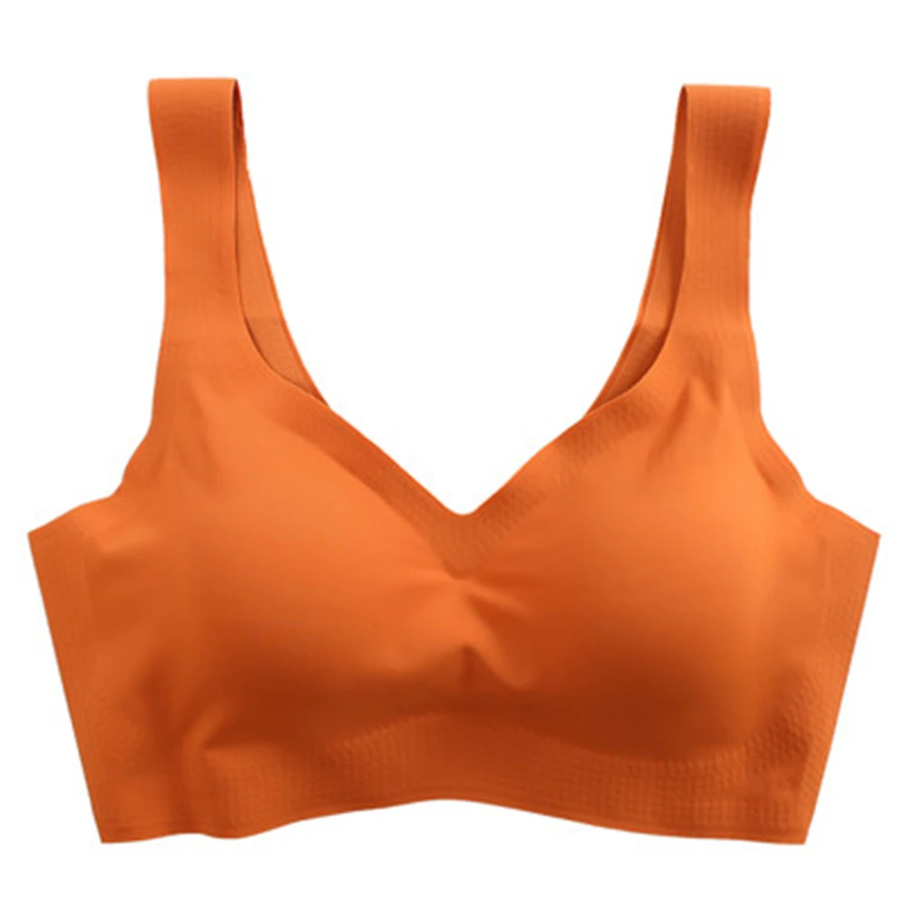 1pc Non-marking One-piece Vest Women's Onderwear No Steel Ring Comfortable Sports Sleep Bra
1pc Non-marking One-piece Vest Women's Onderwear No Steel Ring Comfortable Sports Sleep Bra