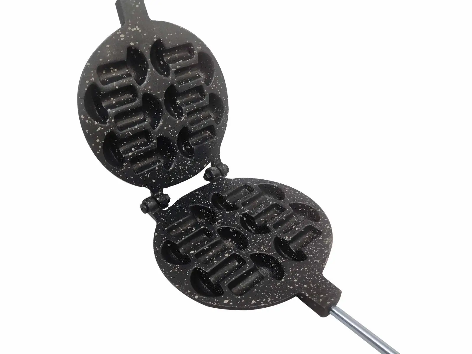 Granit Covered Casting Tartlet Mold Small Cookie Mould Mushroom Shaped 10 Mushrooms in One Plate
Granit Covered Casting Tartlet Mold Small Cookie Mould Mushroom Shaped 10 Mushrooms in One Plate