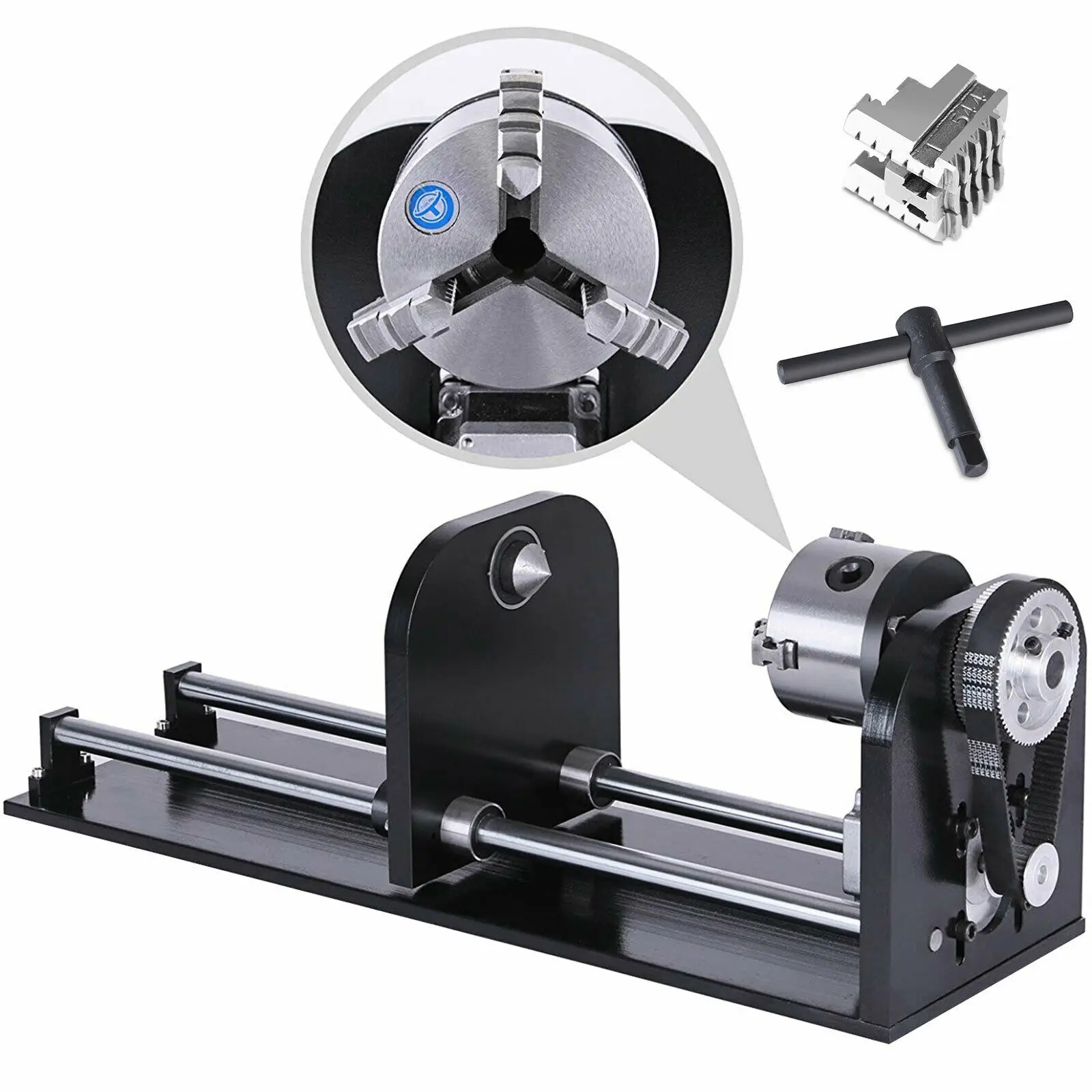 CNC Router Rotary Axis with 80MM Rotation Accessories Rotary Axis Laser Engraving Machine
CNC Router Rotary Axis with 80MM Rotation Accessories Rotary Axis Laser Engraving Machine