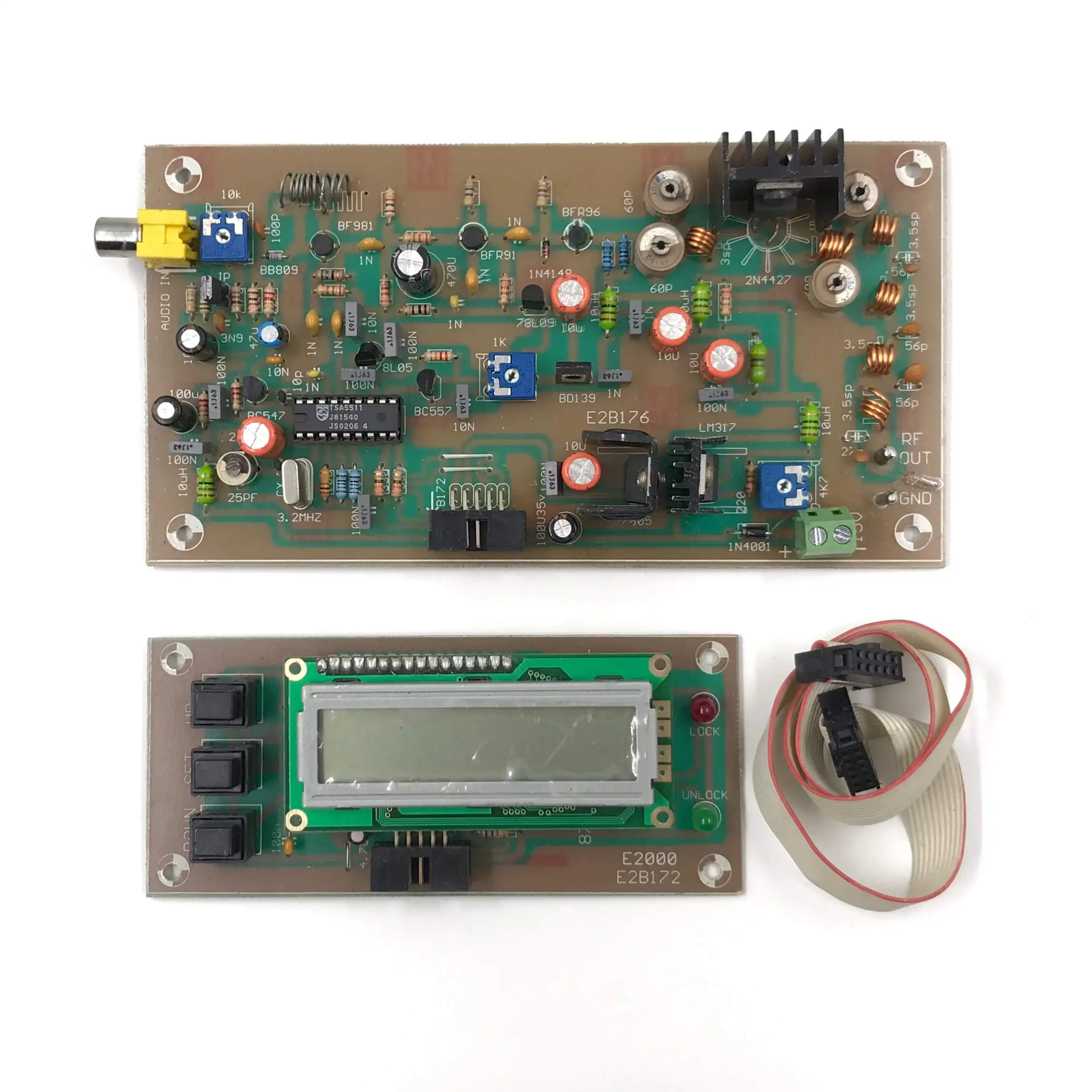 PLL FM Transmitter Circuit Board 7W 87.5-108 Mhz Adjustable Frequency 7 Watt Radio Tuner RF Amplifier with LCD Module
PLL FM Transmitter Circuit Board 7W 87.5-108 Mhz Adjustable Frequency 7 Watt Radio Tuner RF Amplifier with LCD Module