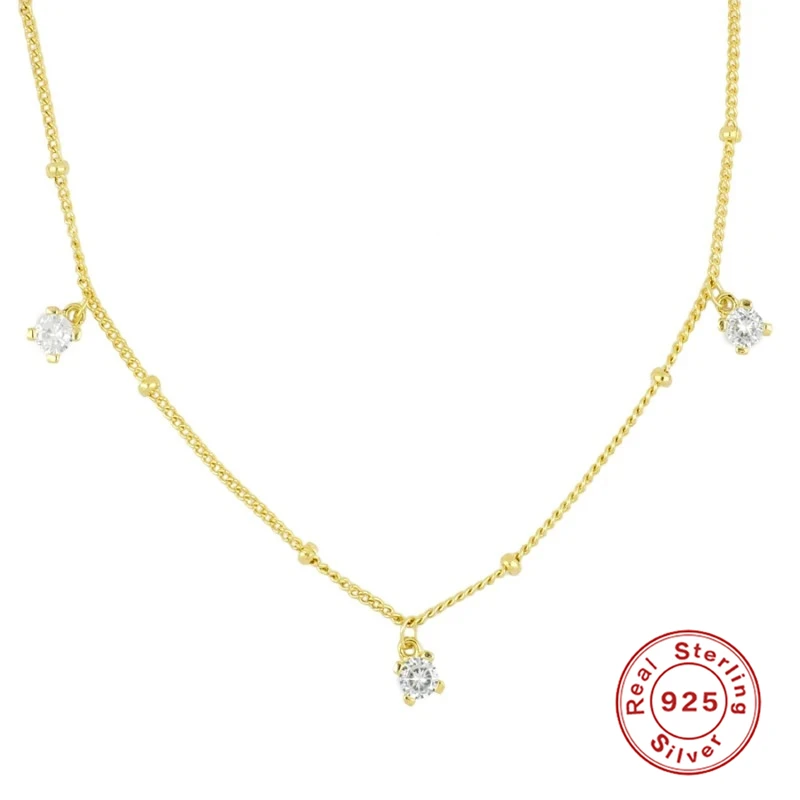 AIDE Minimalist Zircon Pendant Necklace For Women Wedding Party Gift Chain Choker Collares Silver 925 Jewelry bijoux femme
AIDE Minimalist Zircon Pendant Necklace For Women Wedding Party Gift Chain Choker Collares Silver 925 Jewelry bijoux femme