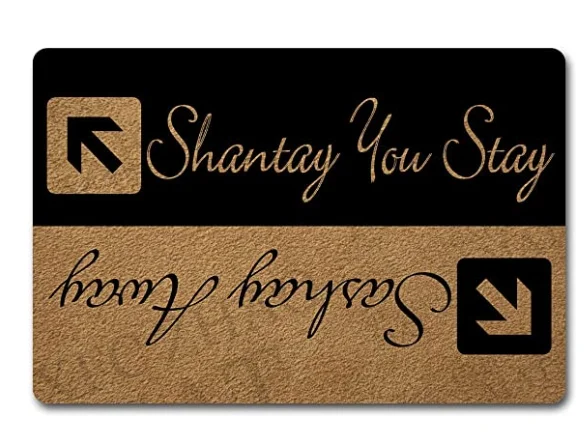 

Doormat Sashay Away Shantay You Stay Welcome Door mat Decorative Area Rugs for Entrance Way Indoor