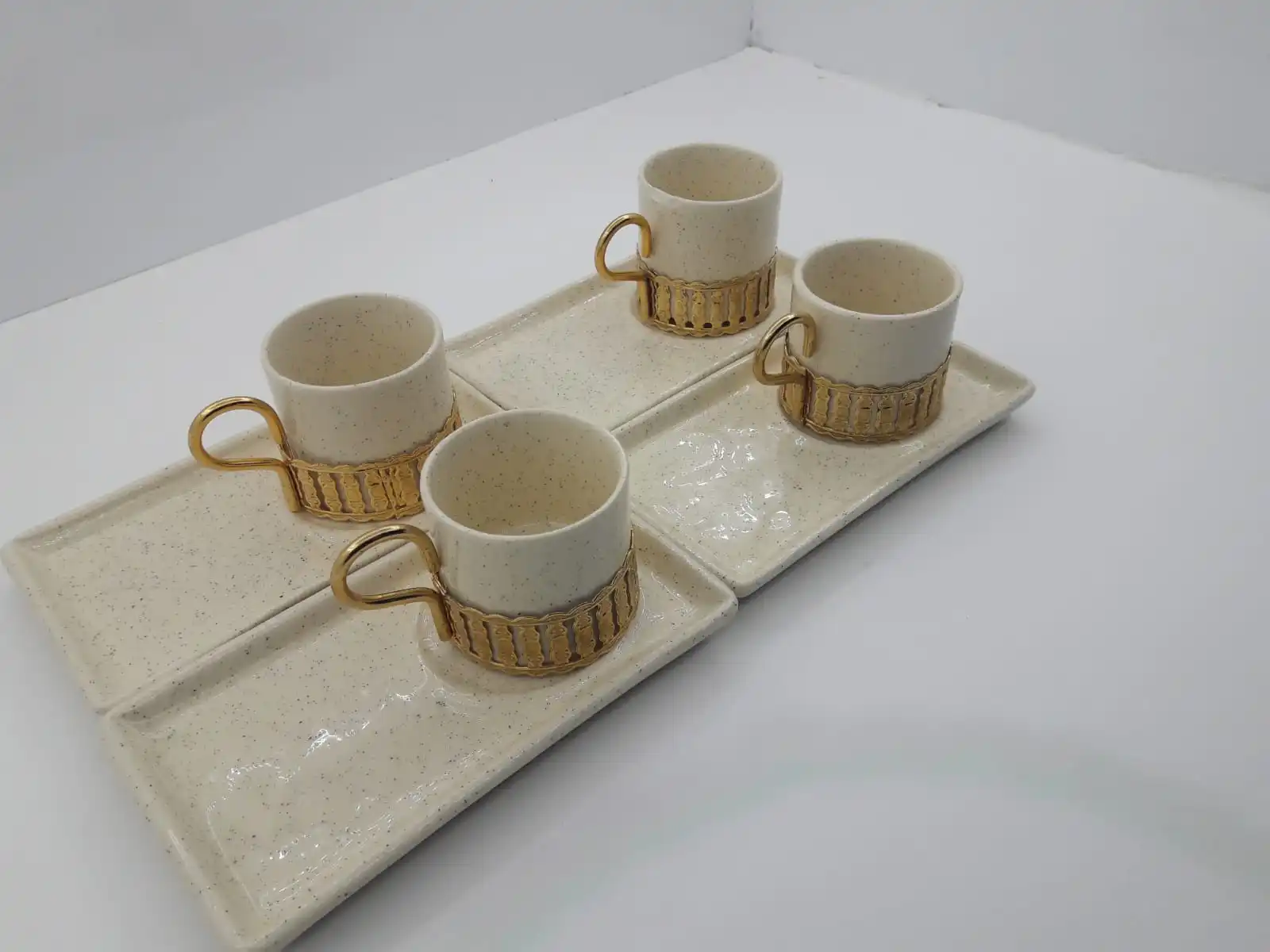 Турецкие фарфоровые кофейные чашки | Декоративные Подарок 12 штук Дом и сад