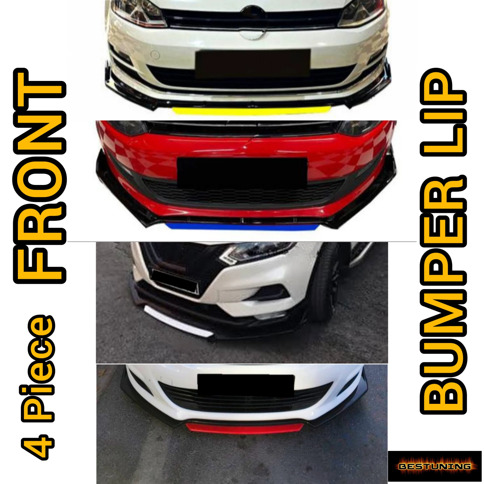 4 Piece Front Bumper Lip For Volkswagen Polo 2009 2014 Car Accessories 6 Color Options Modified Sport Exterior Parts Tuning
4 Piece Front Bumper Lip For Volkswagen Polo 2009 2014 Car Accessories 6 Color Options Modified Sport Exterior Parts Tuning