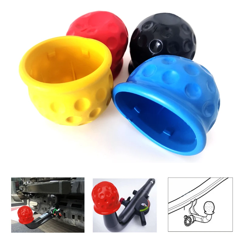 4 Colors Universal 50MM Tow Bar Ball Cover Cap Trailer Ball Cover Tow Bar Cap Hitch Trailer Towball Protect Car Accessories
4 Colors Universal 50MM Tow Bar Ball Cover Cap Trailer Ball Cover Tow Bar Cap Hitch Trailer Towball Protect Car Accessories
