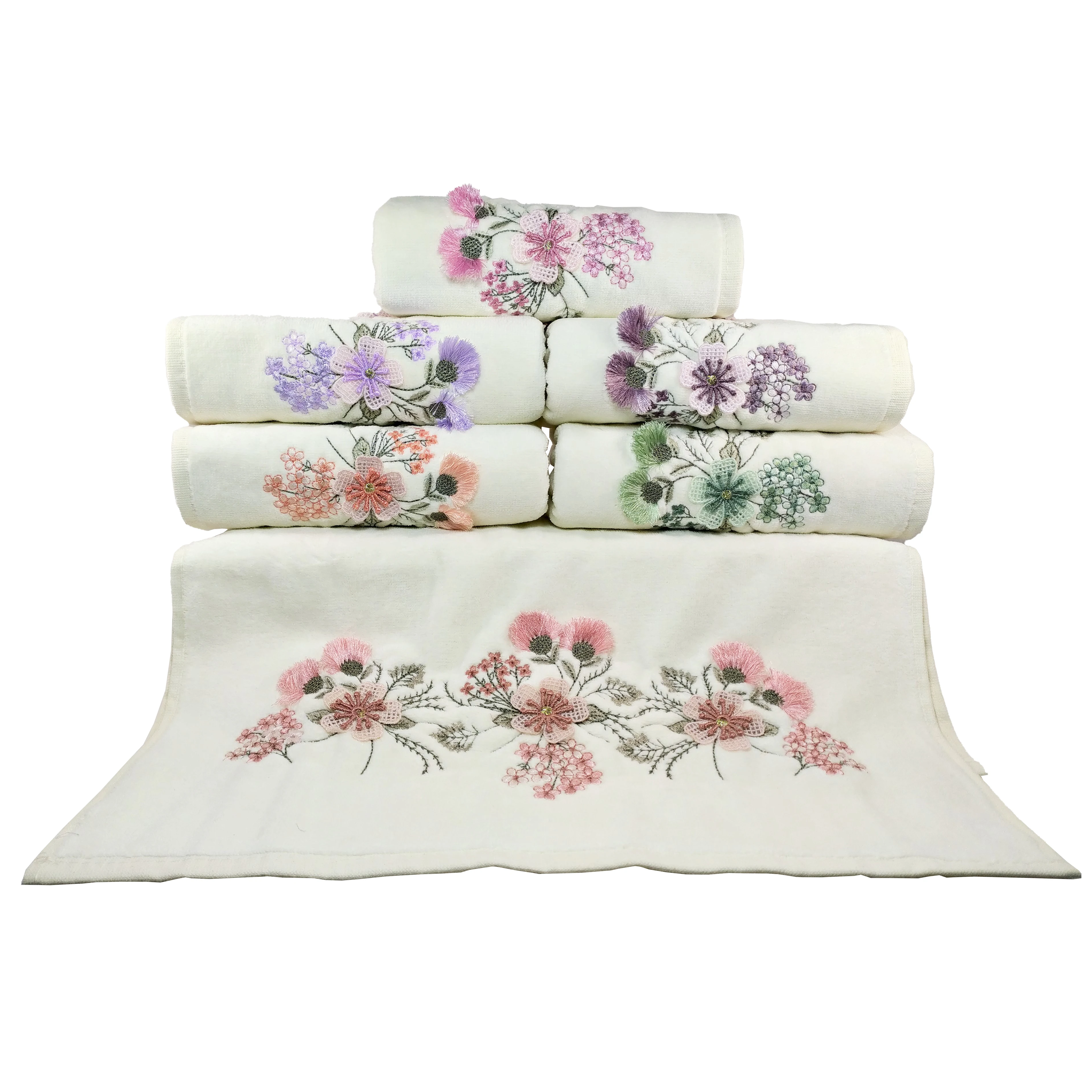 Luxury 6pcs Towel Set Embroidered Bathroom 100% Cotton Soft From Turkey Bath Face Towels Absorbent For Home 50x90 Spa Sauna Gift
Luxury 6pcs Towel Set Embroidered Bathroom 100% Cotton Soft From Turkey Bath Face Towels Absorbent For Home 50x90 Spa Sauna Gift