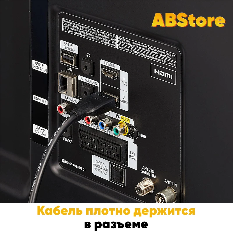 HDMI кабель 0.5м 1м 4K 1080p аудио и видео шнур для Macbook Pro Air монитора проектора hdmi провод