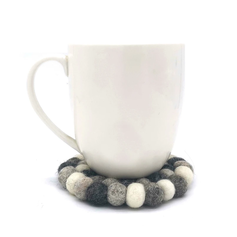 1Pcs 10cm Grey Round Felting Coaster, Insulation Hot Pads, Absorbent Coasters, Coasters for Drinks, Office Coaster
1Pcs 10cm Grey Round Felting Coaster, Insulation Hot Pads, Absorbent Coasters, Coasters for Drinks, Office Coaster