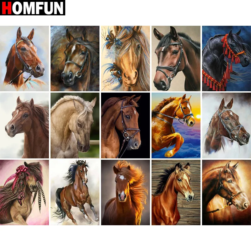 Набор для алмазной вышивки «Лошадь» HOMFUN, картина из квадратных и круглых страз 5D «сделай сам», вышивка крестиком, домашний декор, подарок
Набор для алмазной вышивки «Лошадь» HOMFUN, картина из квадратных и круглых страз 5D «сделай сам», вышивка крестиком, домашний декор, подарок