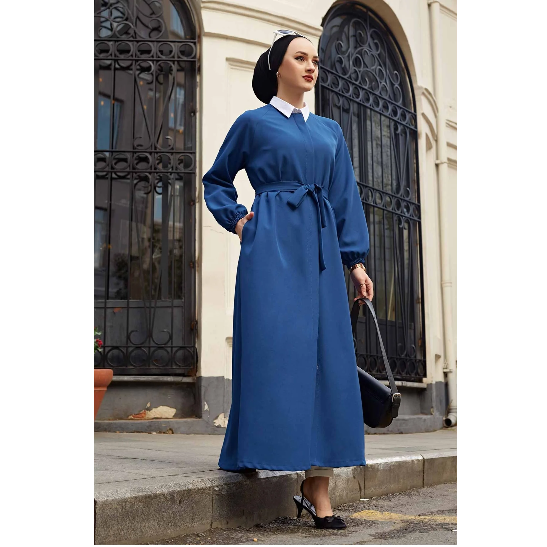 Belted With Hidden Buttons Maxi Dress Modest Kaftan Big Plus Size Islamic Clothing Muslim Fashion Long Turkey Cultural, Traditio
Belted With Hidden Buttons Maxi Dress Modest Kaftan Big Plus Size Islamic Clothing Muslim Fashion Long Turkey Cultural, Traditio