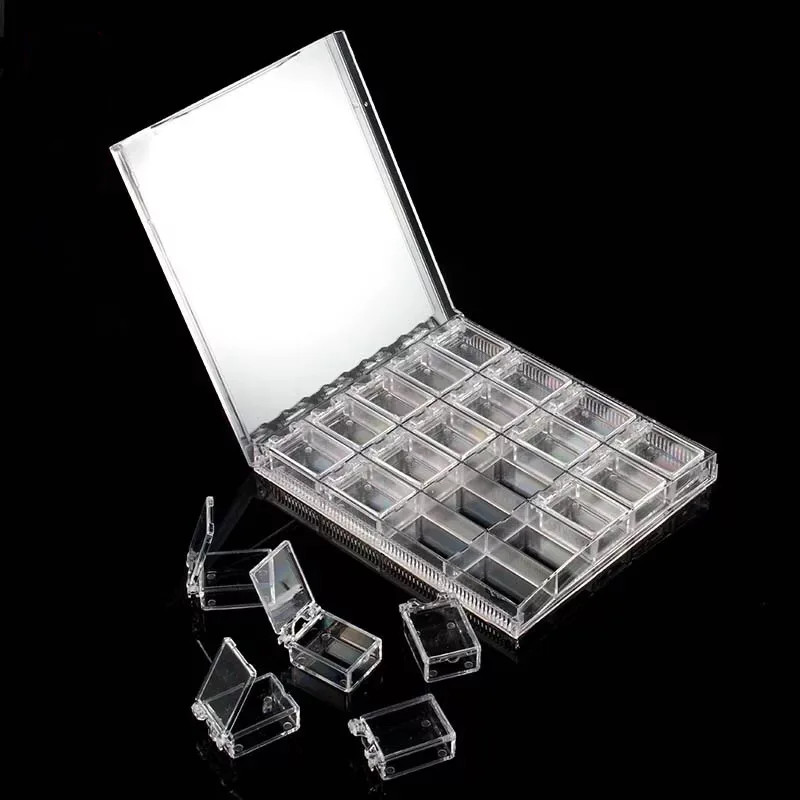 20 Grids Clear Acrylic Display Case Diamond Painting Organizer Holder For Jewelry Nail Rhinestone Beads Box Nail Art Storage Box
20 Grids Clear Acrylic Display Case Diamond Painting Organizer Holder For Jewelry Nail Rhinestone Beads Box Nail Art Storage Box