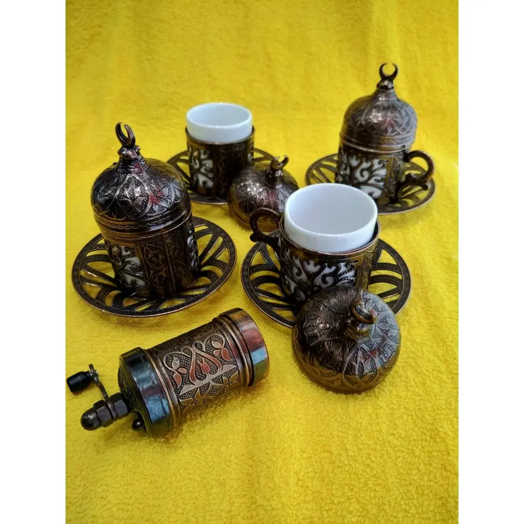 WONDERFUL 4 Person Ottoman Patterned Coffee Cup (MINI GRINDING GIFT) FREE SHİPPİNG
WONDERFUL 4 Person Ottoman Patterned Coffee Cup (MINI GRINDING GIFT) FREE SHİPPİNG