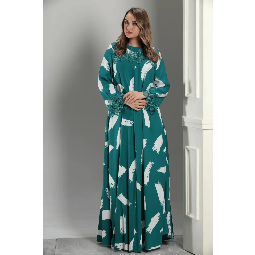Daffic Dress for Summer Casual 2021 Muslim Dress Marocain Dress With Wide Sleeves Long Dresses Dress Big Sizes
Daffic Dress for Summer Casual 2021 Muslim Dress Marocain Dress With Wide Sleeves Long Dresses Dress Big Sizes