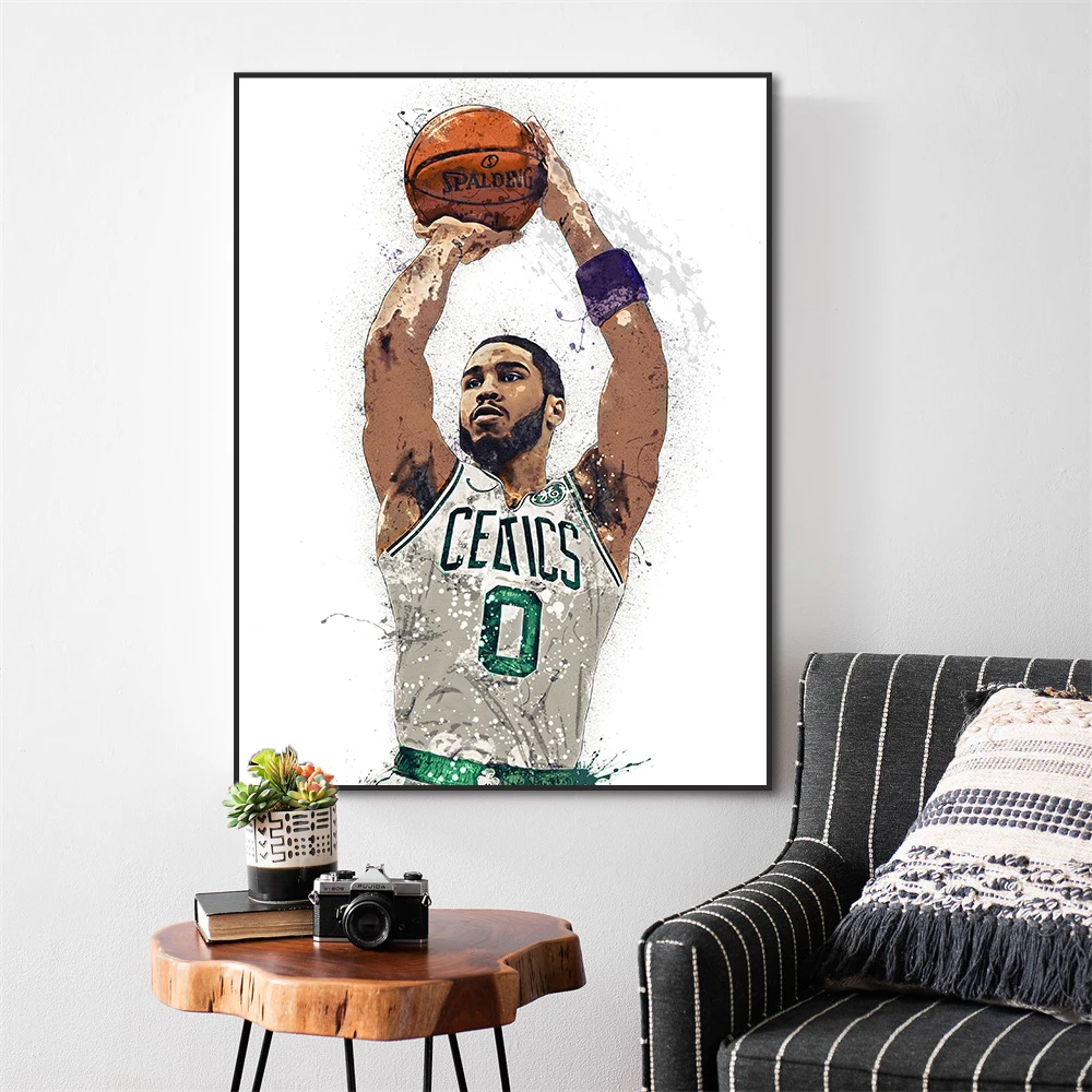Jayson Tatum Basketball Players Shoot A Basket Canvas Painting Posters Wall Art Prints And Modern Home Decor Pictures Frameless
Jayson Tatum Basketball Players Shoot A Basket Canvas Painting Posters Wall Art Prints And Modern Home Decor Pictures Frameless