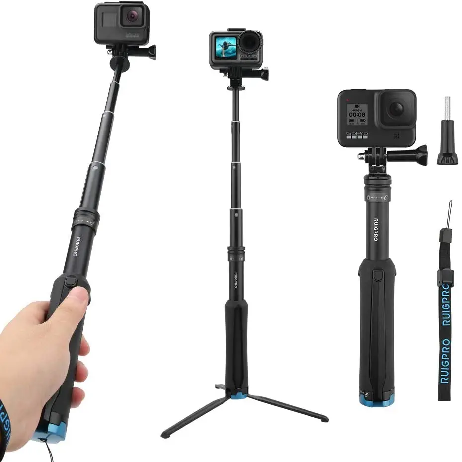 AFAITH Three Way Selfie Stick Tripod Extendable Monopod for Gopro Hero 10 9 8 7 6 5 Xiaomi Yi Action Camera Accessories
AFAITH Three Way Selfie Stick Tripod Extendable Monopod for Gopro Hero 10 9 8 7 6 5 Xiaomi Yi Action Camera Accessories