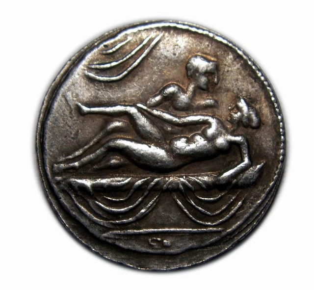 Античная монета XIIII секс античное серебро копия монет из набора товара № 17-3528.