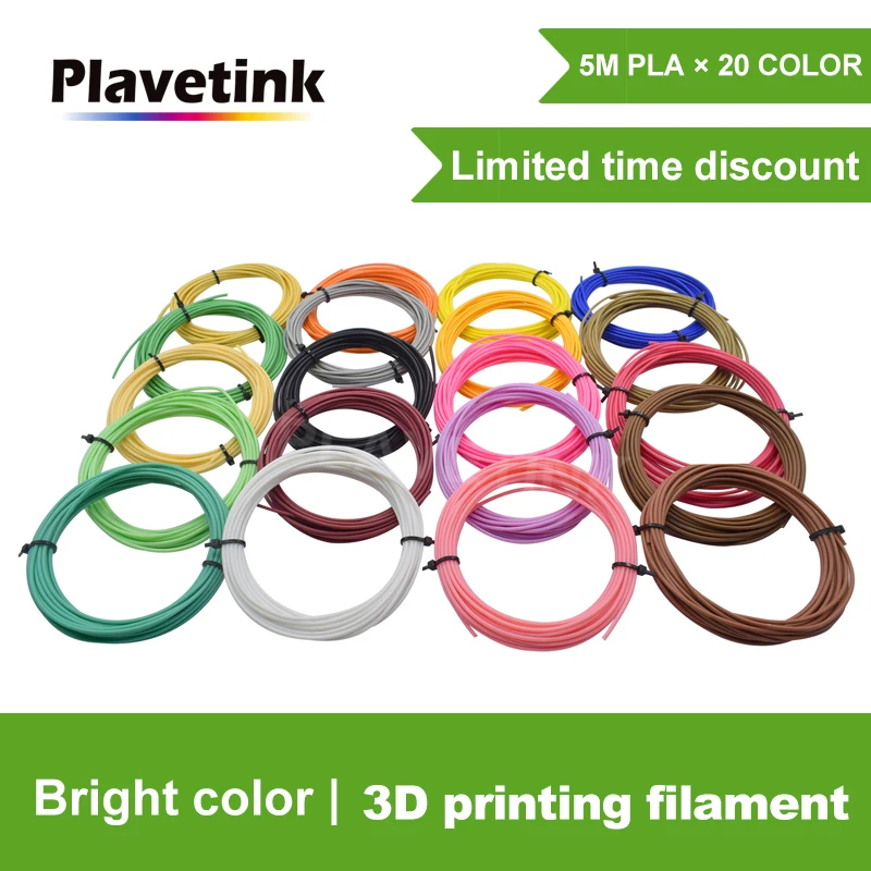 Пла-нить Plavetink для 3D-принтера, пластиковая ручка для 3D-принтера 1,75 мм, 20 цветов
Пла-нить Plavetink для 3D-принтера, пластиковая ручка для 3D-принтера 1,75 мм, 20 цветов