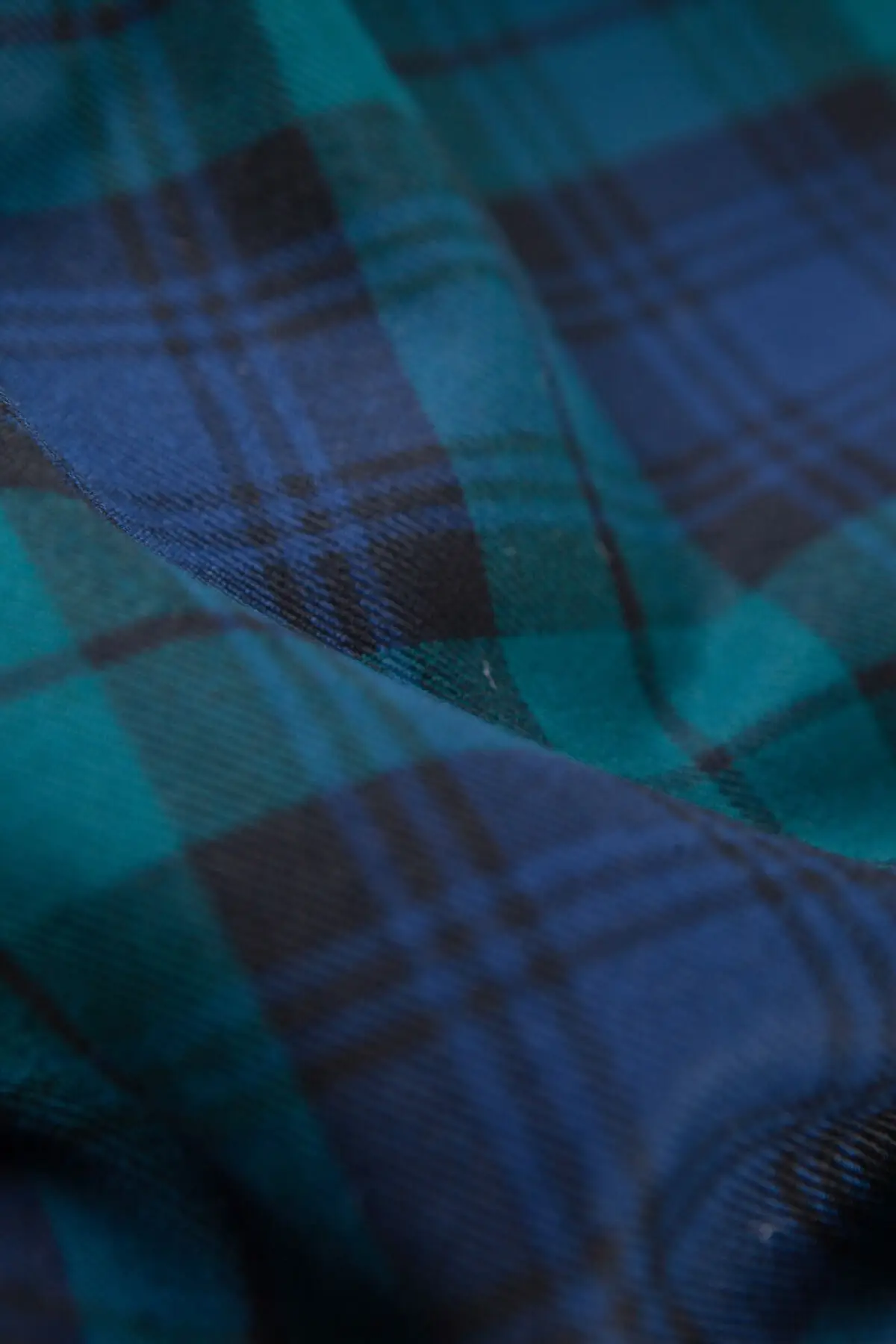 

FS 3707-3 100cmx150cm Ecossaise Plaid Fabric Quality Tartan Scottish Polyester Viscose Cotton Yarn Twill Pleated Skirt Uniform