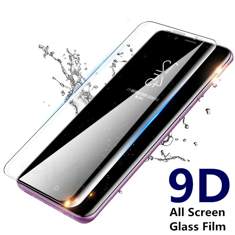 Защитный чехол из закаленного стекла для Samsung Galaxy S10 с полным покрытием Plus S9 S8 S7 S6