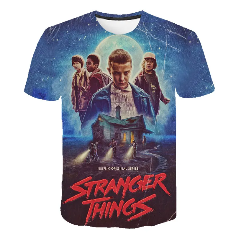 Fall New Fashion Boys t shirt Sci-fi Horror Movie Stranger Things T shirt TV 3D Printing Men's Round Neck T Shirt Tops
Fall New Fashion Boys t shirt Sci-fi Horror Movie Stranger Things T shirt TV 3D Printing Men's Round Neck T Shirt Tops
