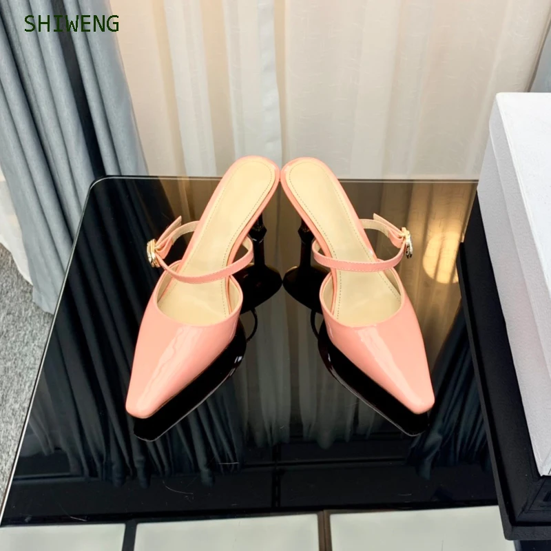 2022 Summer Fashion Women Sandals High Heels Pu Stiletto Heels Shoes Woman Pointed Toe Sandals Lady Office/wedding Shoes
2022 Summer Fashion Women Sandals High Heels Pu Stiletto Heels Shoes Woman Pointed Toe Sandals Lady Office/wedding Shoes