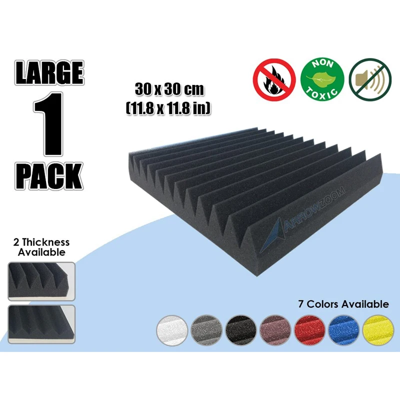 Arrowzoom 1 штука 11,8 "x 11,8" 12T мульти-клиновая плитка студия Звукопоглощающая Панель акустическая обработка пены AZ1167
Arrowzoom 1 штука 11,8 "x 11,8" 12T мульти-клиновая плитка студия Звукопоглощающая Панель акустическая обработка пены AZ1167