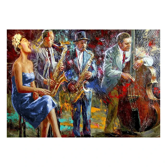 Классическая картина на холсте PANTINGART Музыка джазовая группа
Классическая картина на холсте PANTINGART Музыка джазовая группа