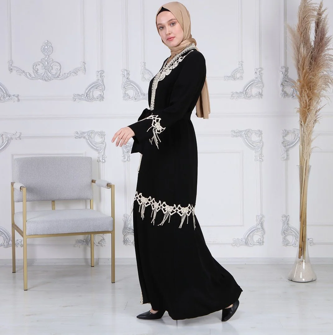 Stylish Women Islamic Hijab Clothing Abaya Muslim Kaftan Eid Wedding Jilbab Modest Dress Made in Turkey Robe Wear Fashion 2021
Stylish Women Islamic Hijab Clothing Abaya Muslim Kaftan Eid Wedding Jilbab Modest Dress Made in Turkey Robe Wear Fashion 2021