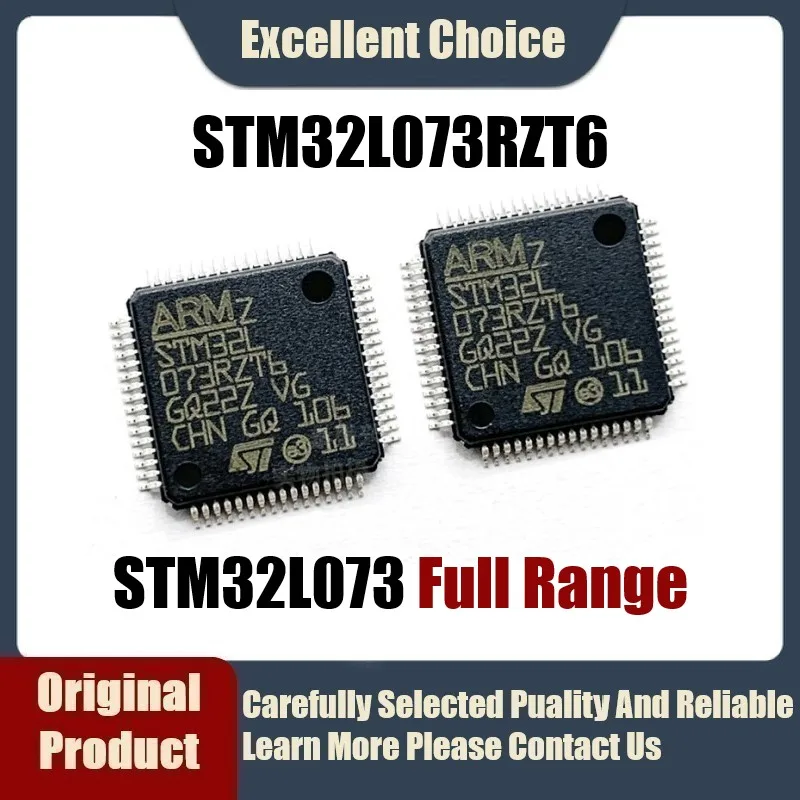 Original Genuine SMD STM32L073RZT6 STM32L 073RZT6 Package LQFP-64 32MHz 192KB Microcontroller MCU
Original Genuine SMD STM32L073RZT6 STM32L 073RZT6 Package LQFP-64 32MHz 192KB Microcontroller MCU