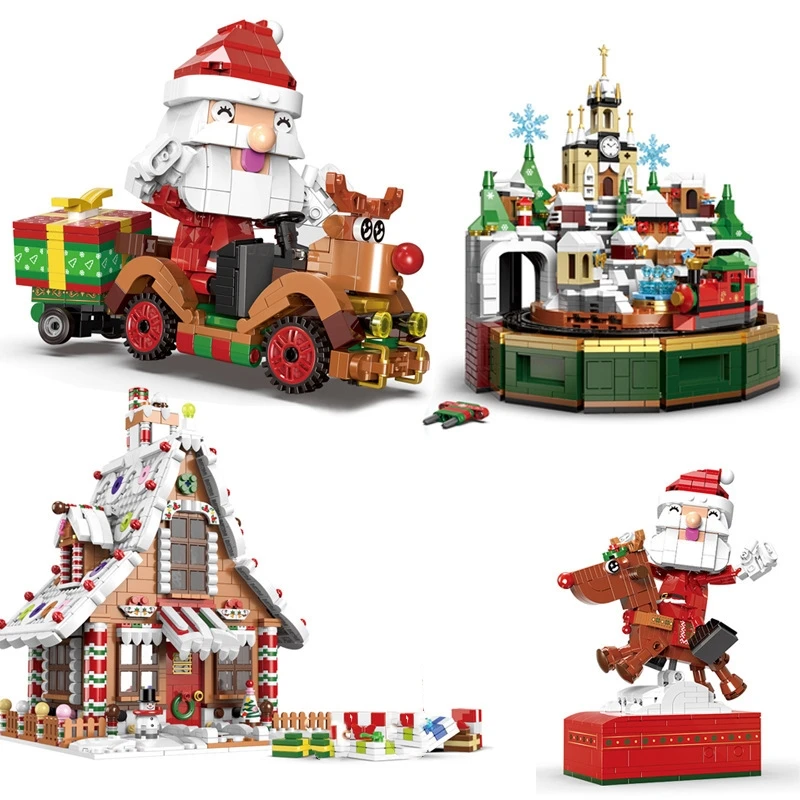 New Christmas Series Bricks Toys Christmas Gingerbread House Candy House Castle Santa Assembly Model Kit For Kid Gifts
New Christmas Series Bricks Toys Christmas Gingerbread House Candy House Castle Santa Assembly Model Kit For Kid Gifts